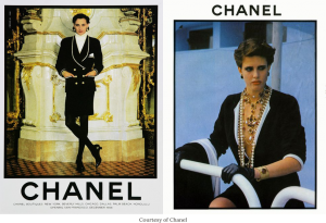 Photo of Chanel adverts in the 80s